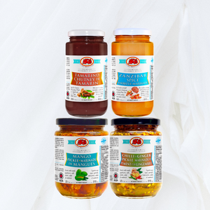 AKI's Mixed Pack - 2 Chutneys and 2 Pickles